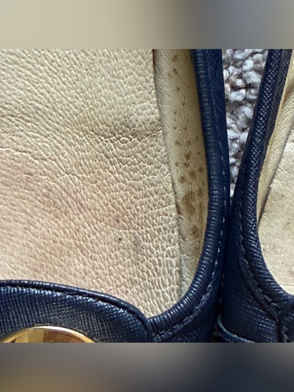 Michael Kors Fulton Moc Navy Flats - Picture 10 of 11